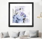 Light Floral I by Eva Watts on GIANT ART - purple floral
