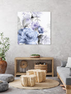 Light Floral I by Eva Watts on GIANT ART - purple floral