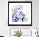 Light Floral I by Eva Watts on GIANT ART - purple floral