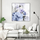 Light Floral I by Eva Watts on GIANT ART - purple floral