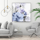 Light Floral I by Eva Watts on GIANT ART - purple floral
