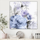 Light Floral I by Eva Watts on GIANT ART - purple floral