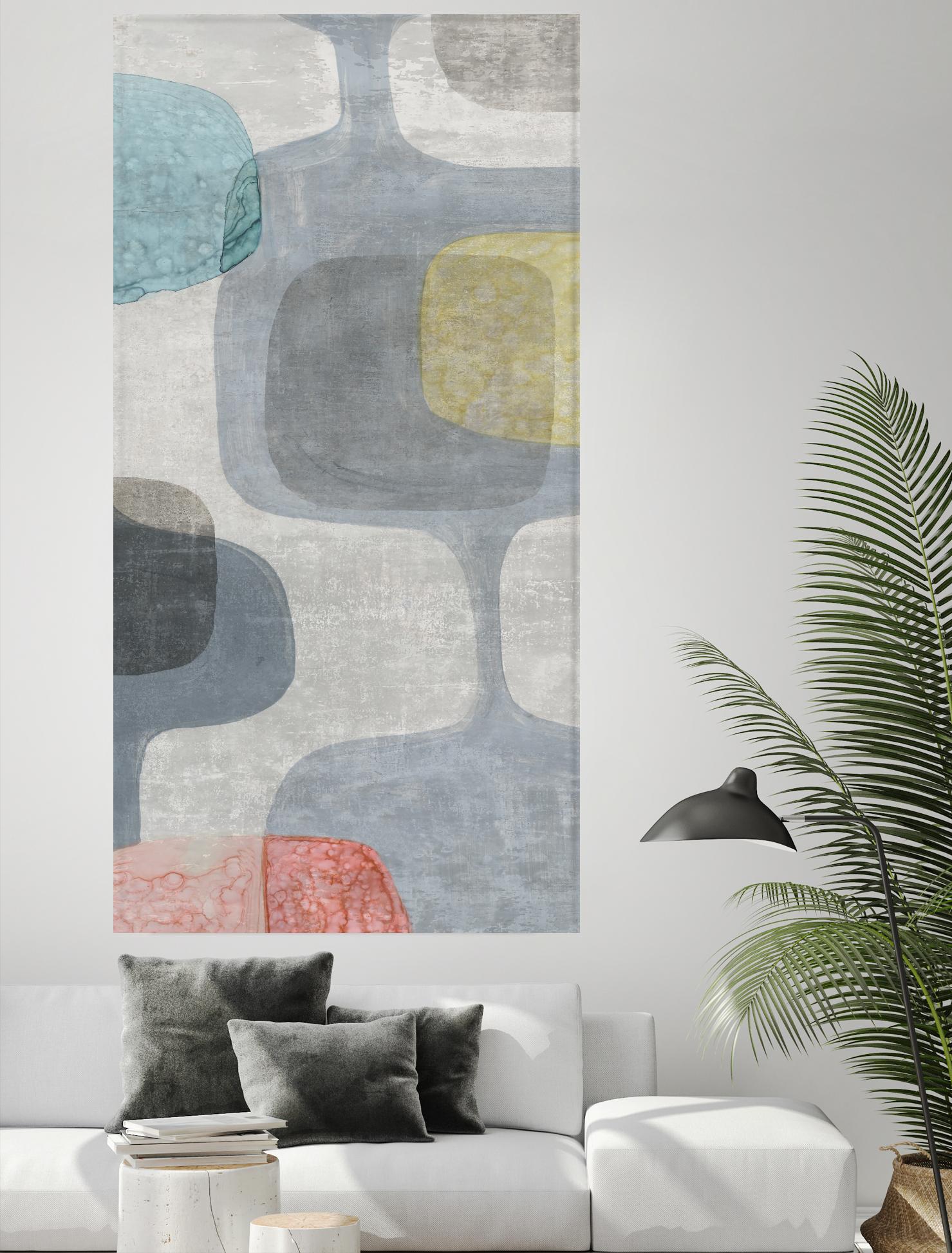 Mid Century Neutral II by Eva Watts on GIANT ART - white abstract