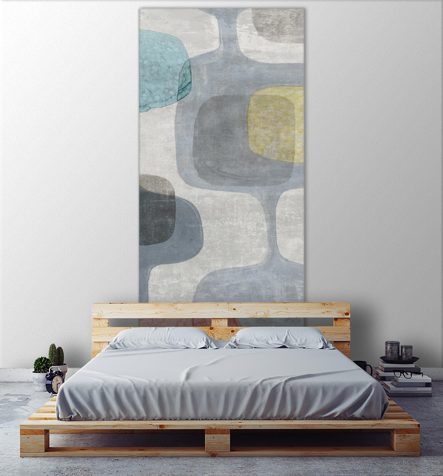 Mid Century Neutral II by Eva Watts on GIANT ART - white abstract