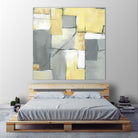 Golden Abstract by Eva Watts on GIANT ART - yellow abstract