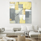 Golden Abstract by Eva Watts on GIANT ART - yellow abstract