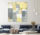 Golden Abstract by Eva Watts on GIANT ART - yellow abstract