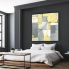 Golden Abstract by Eva Watts on GIANT ART - yellow abstract