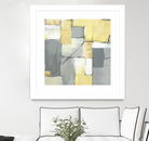 Golden Abstract by Eva Watts on GIANT ART - yellow abstract