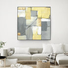 Golden Abstract by Eva Watts on GIANT ART - yellow abstract