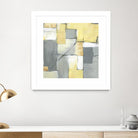 Golden Abstract by Eva Watts on GIANT ART - yellow abstract
