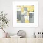 Golden Abstract by Eva Watts on GIANT ART - yellow abstract