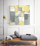 Golden Abstract by Eva Watts on GIANT ART - yellow abstract
