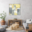 Golden Abstract by Eva Watts on GIANT ART - yellow abstract