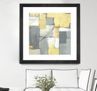 Golden Abstract by Eva Watts on GIANT ART - yellow abstract