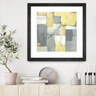 Golden Abstract by Eva Watts on GIANT ART - yellow abstract