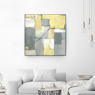 Golden Abstract by Eva Watts on GIANT ART - yellow abstract