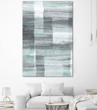 Shades of Grey by Eva Watts on GIANT ART - green abstract