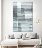 Shades of Grey by Eva Watts on GIANT ART - green abstract