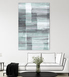 Shades of Grey by Eva Watts on GIANT ART - green abstract