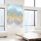 Neutral Wave Lenghts I by Eva Watts on GIANT ART - gold abstract