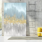 Neutral Wave Lenghts I by Eva Watts on GIANT ART - gold abstract