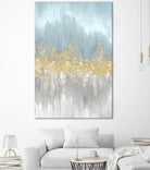 Neutral Wave Lenghts I by Eva Watts on GIANT ART - gold abstract