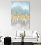 Neutral Wave Lenghts I by Eva Watts on GIANT ART - gold abstract