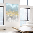 Neutral Wave Lenghts III by Eva Watts on GIANT ART - gold abstract