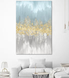 Neutral Wave Lenghts III by Eva Watts on GIANT ART - gold abstract