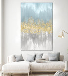 Neutral Wave Lenghts III by Eva Watts on GIANT ART - gold abstract