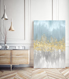 Neutral Wave Lenghts III by Eva Watts on GIANT ART - gold abstract