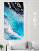 Shore Line From Above by Eva Watts on GIANT ART - white abstract