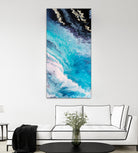 Shore Line From Above by Eva Watts on GIANT ART - white abstract