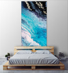 Shore Line From Above by Eva Watts on GIANT ART - white abstract