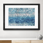 Blue Abstract Elegance II by Eva Watts on GIANT ART - white abstract