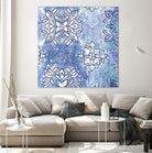 Blue Ex III by Eva Watts on GIANT ART - blue abstract