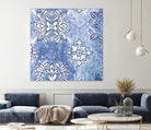 Blue Ex III by Eva Watts on GIANT ART - blue abstract