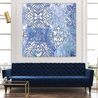 Blue Ex III by Eva Watts on GIANT ART - blue abstract