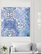 Blue Ex III by Eva Watts on GIANT ART - blue abstract