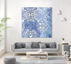 Blue Ex III by Eva Watts on GIANT ART - blue abstract