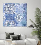 Blue Ex III by Eva Watts on GIANT ART - blue abstract