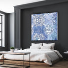 Blue Ex III by Eva Watts on GIANT ART - blue abstract