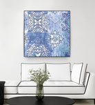 Blue Ex III by Eva Watts on GIANT ART - blue abstract
