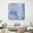 Blue Ex III by Eva Watts on GIANT ART - blue abstract