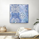Blue Ex III by Eva Watts on GIANT ART - blue abstract