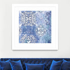 Blue Ex III by Eva Watts on GIANT ART - blue abstract