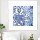 Blue Ex III by Eva Watts on GIANT ART - blue abstract