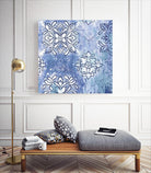 Blue Ex III by Eva Watts on GIANT ART - blue abstract