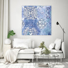 Blue Ex III by Eva Watts on GIANT ART - blue abstract